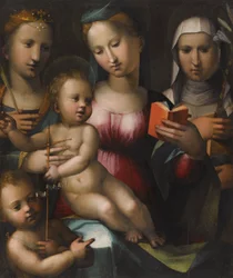 The Madonna and Child with Saints Anne, Catherine and The Infant John the Baptist